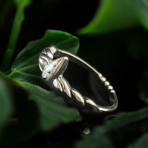 Sterling Silver Anime ring, cosplay jewelry, gift for her