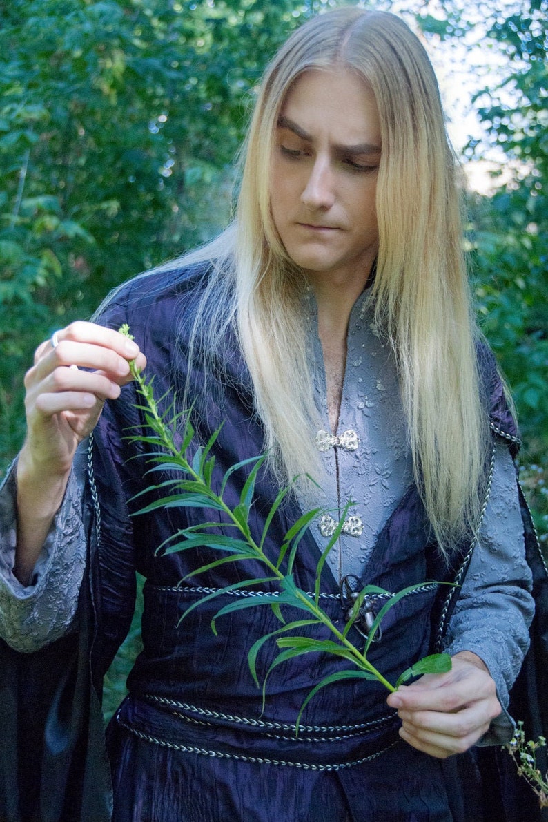 Elven gown Elf Tunic Fantasy Fairy Costume for men Etsy