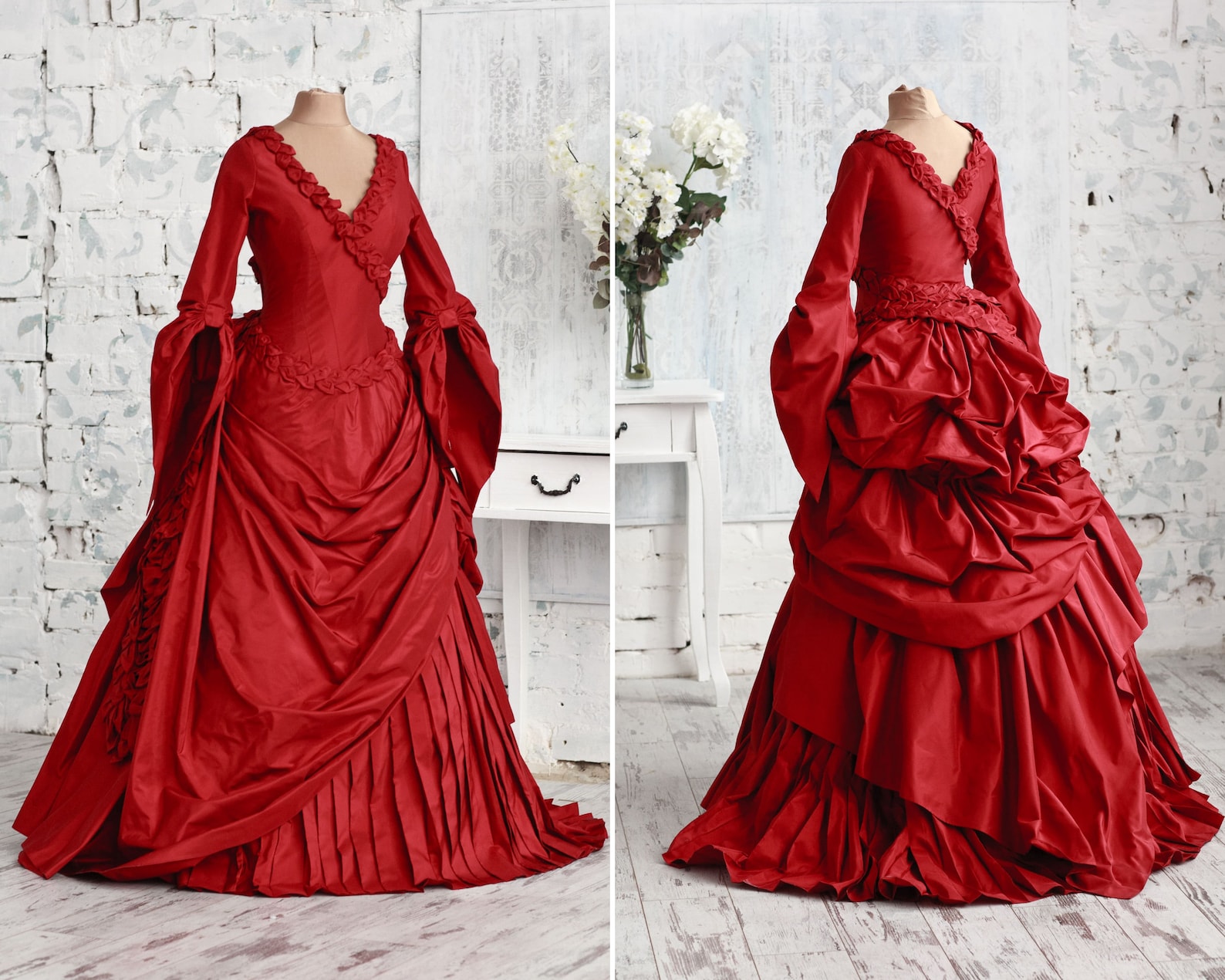 VIENNA DRESS IN RED