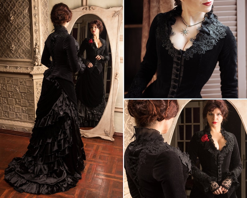 Black Victorian dress