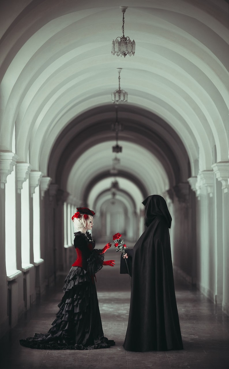 gothic wedding gown