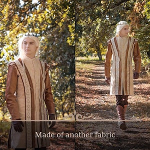 Fantasy Tudor gown, Renaissance Fair men costume, Renaissance wedding costume, Made to order of another fabrics