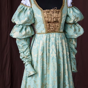 Renaissance dress, Ever After movie dress, Cinderella gown, Renaissance fair costume image 2