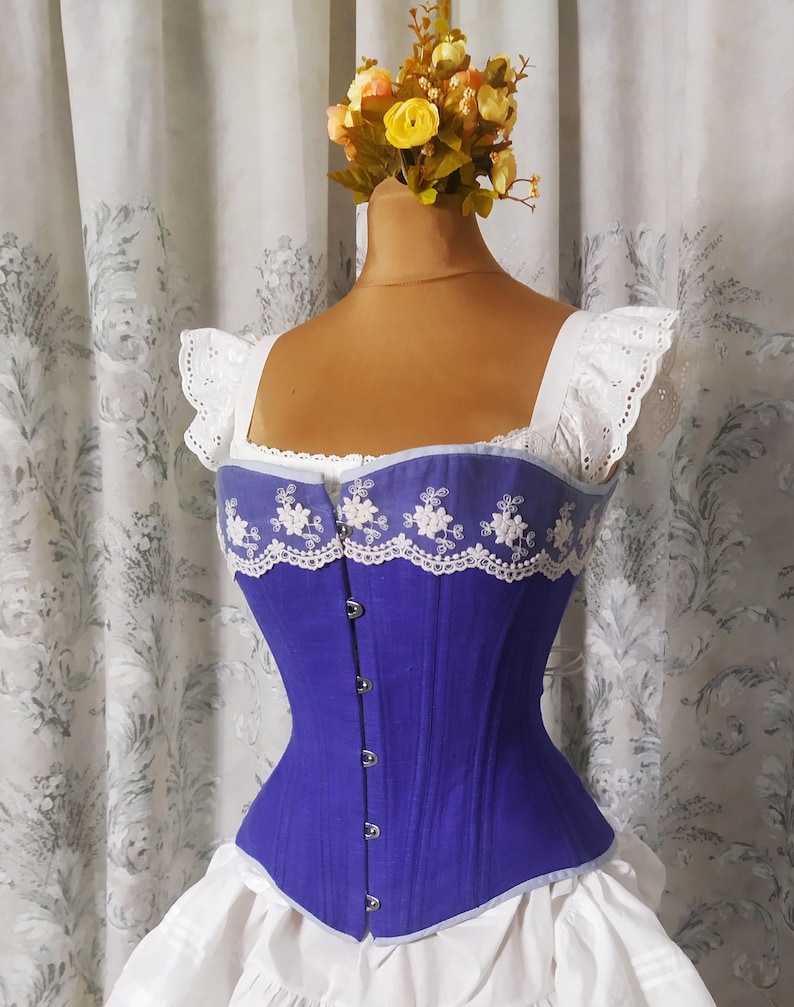 Blue women corset