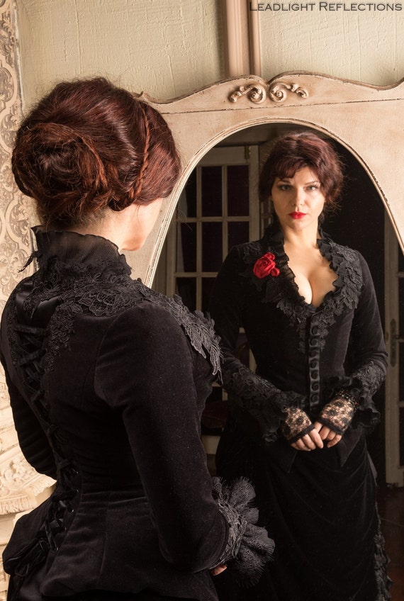 victorian velvet dress