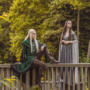 Elven Legolas costume, Elven wedding costume for men, Fantasy LARP costume, Elven tunic image 2