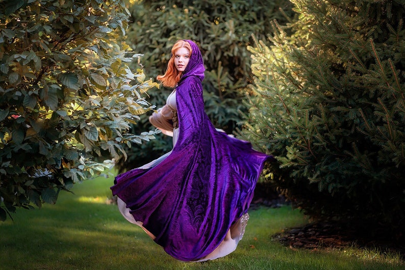 Velvet fantasy cape