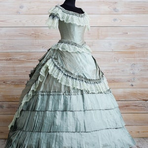 Luxurious victorian gown