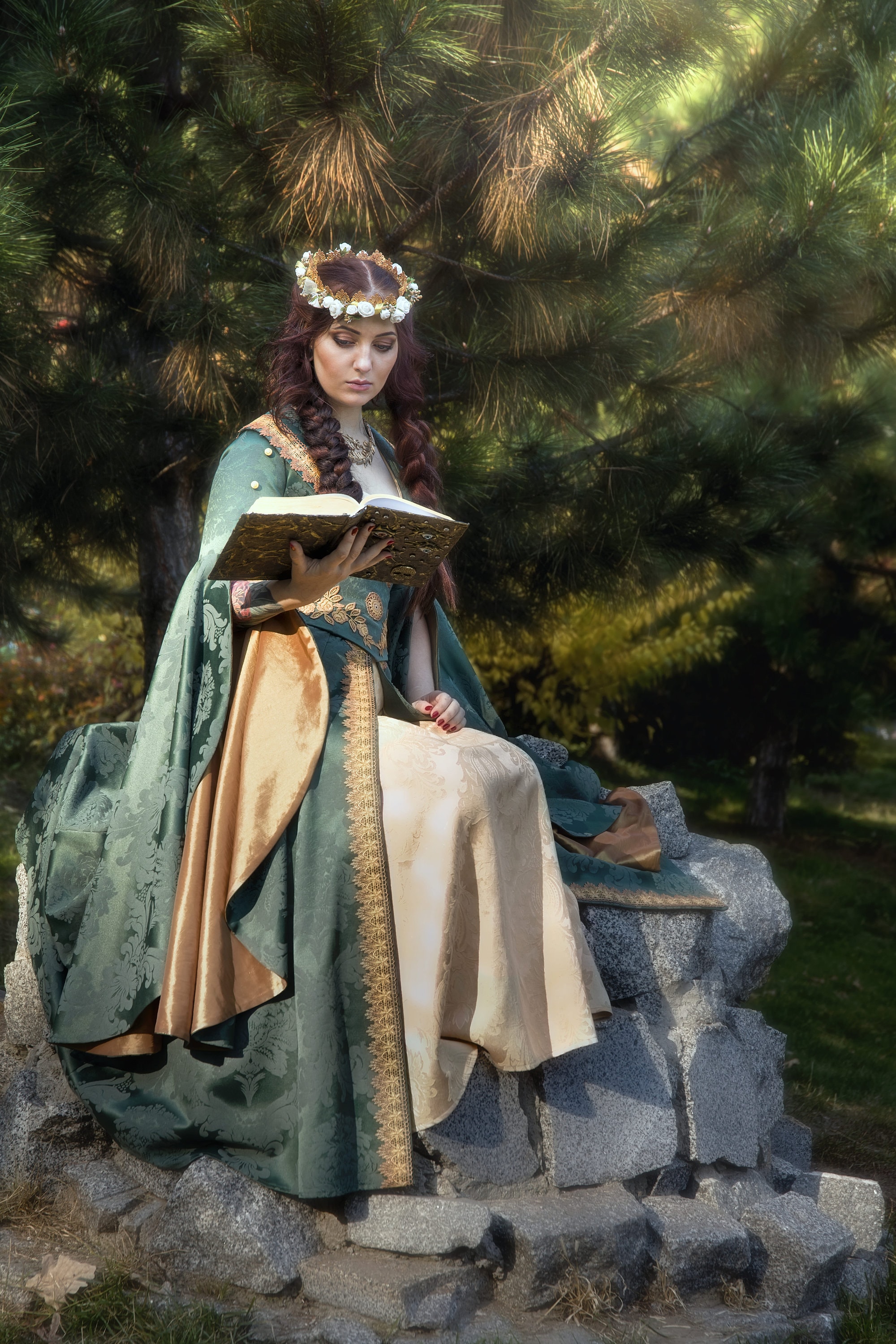 Fairy Elven Dress, Fantasy Costume, Fantasy Wedding Dress, Elven Gown,  Renaissance Fair Gown - Etsy