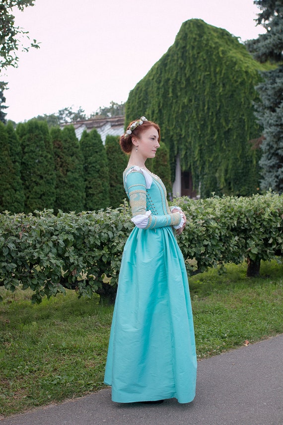 Italian Renaissance dress, Renaissance faire gown, Renaissance wedding dress, Historical outfit, 16th century dress Italian Renaissance dress, Renaissance faire gown, Renaissance wedding dress, Historical outfit, 16th century dress