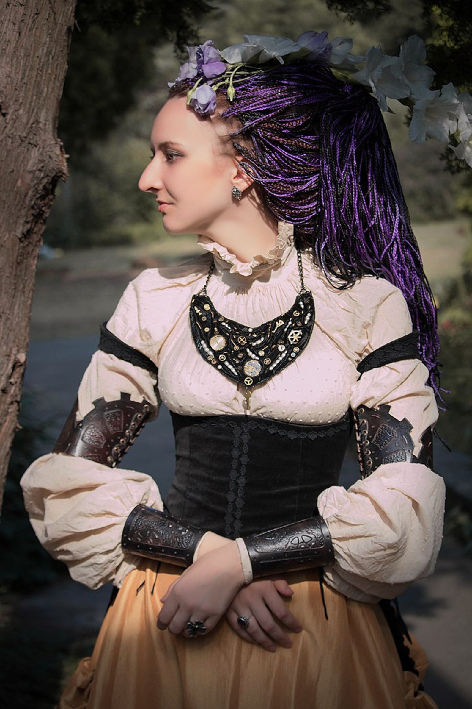Ready to Ship Steampunk Victorian Dress Bustle Skirt Cotton | Etsy