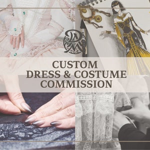 Luxury custom commission dress, Cosplay costume, Custom wedding dress, Unique dress, Bespoke dress, Made to order image 1