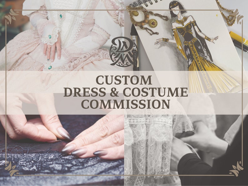 Luxury custom commission dress, Cosplay costume, Custom wedding dress, Unique dress, Bespoke dress, Made to order image 1