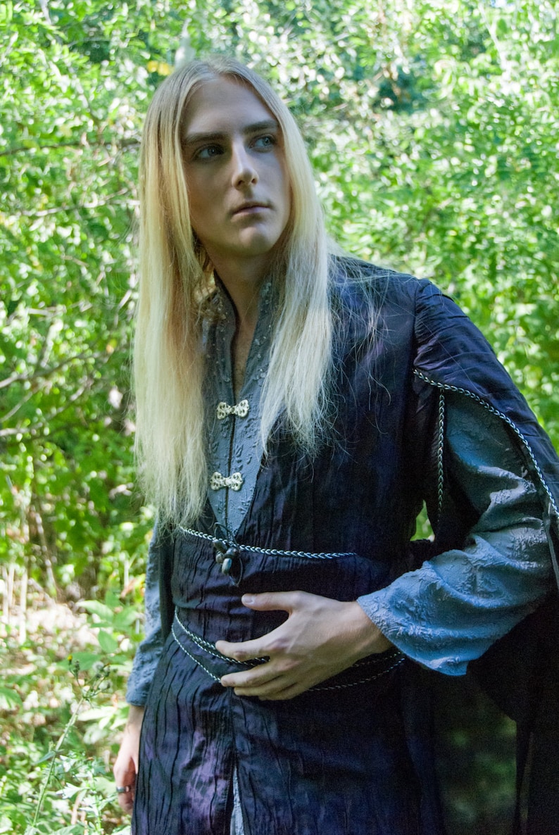 Elven tunic, Elven wedding costume for men, Fantasy costume for men, LARP outfit, inspired by Thranduil image 4