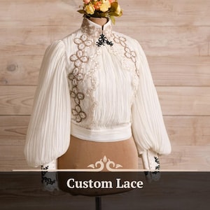 Edwardian blouse, Edith Cushing&#39;s shirt, Edwardian clothing, Crimson Peak movie outfit