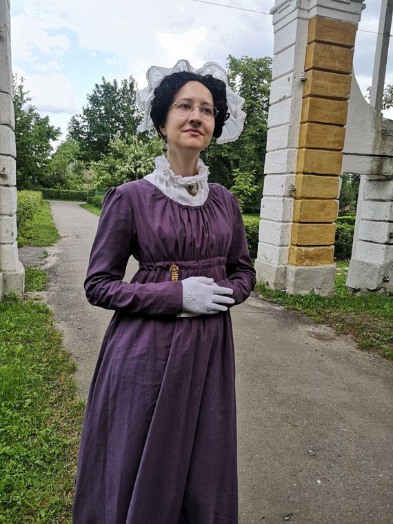 Regency purple cheap dress