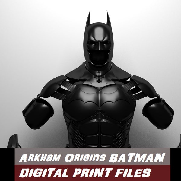 Batsuit (AO) 3d Printable Armor (Cowl Included)