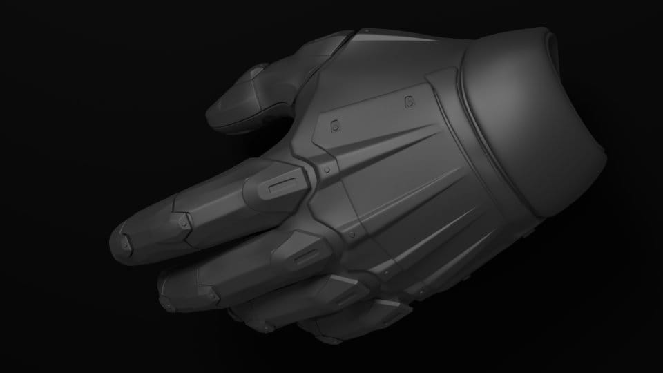 Guardian glove armor digital print files