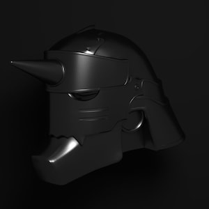 Alphonse Ulrich wearable helmet digital print files Full Metal Alchemist
