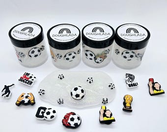 Soccer Glitter Slime
