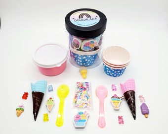 Ice Cream Playdough Sensory Kit