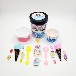 Kit sensoriel crème glacée pâte à modeler