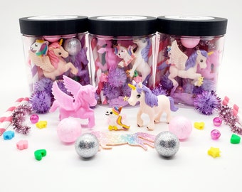Unicorn Mini Playdough Sensory Kit