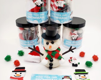 Build a Snowman Playdough Sensory Kit