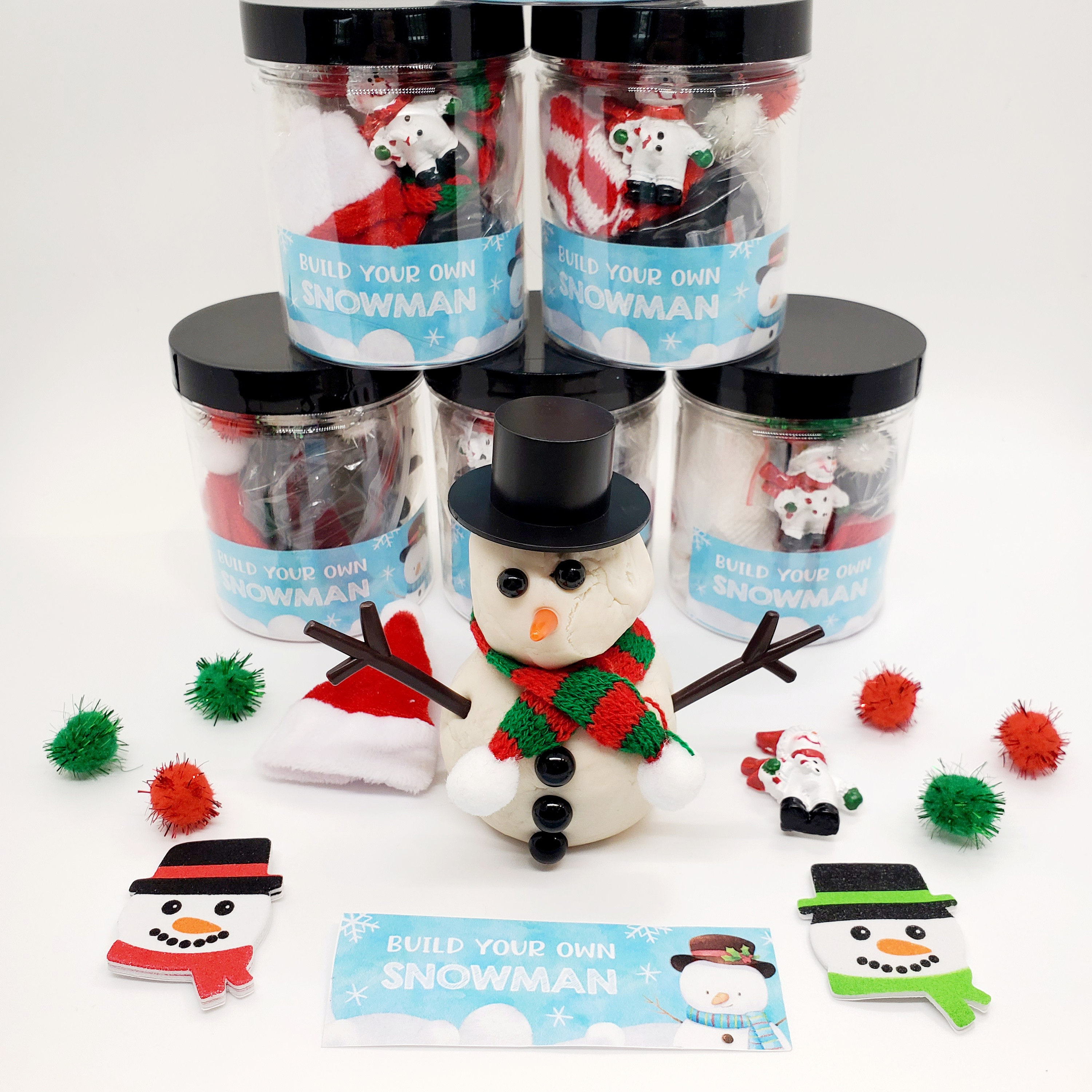 Snowman Playdough Kit - Buggy and Buddy