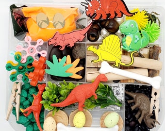 Dinosaur Playdough Sensory Kit