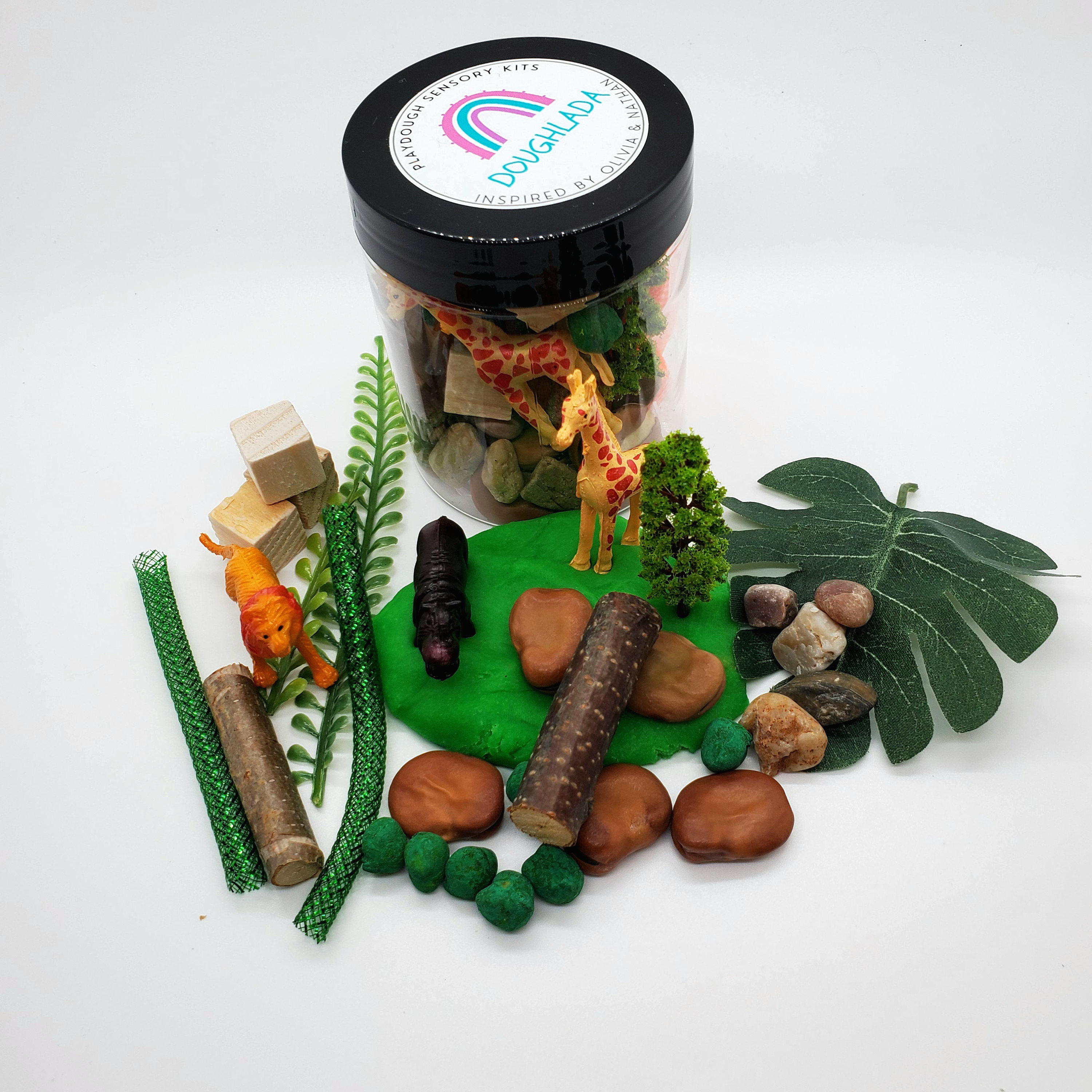 Dabble Playart  Mini’s Sensory Playdough Kit main image 1