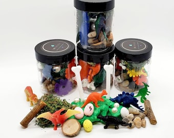 Mini Dinosaur Playdough Sensory Kit