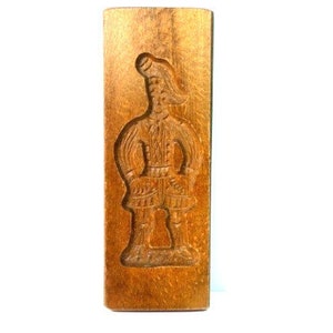 Cookie Mold Lebkuchen Mann Clown Mann mit Top Kopf Schokolade Form Candy Mold Holz Cookie Board Vintage Schokolade Form Holz Cookie Form