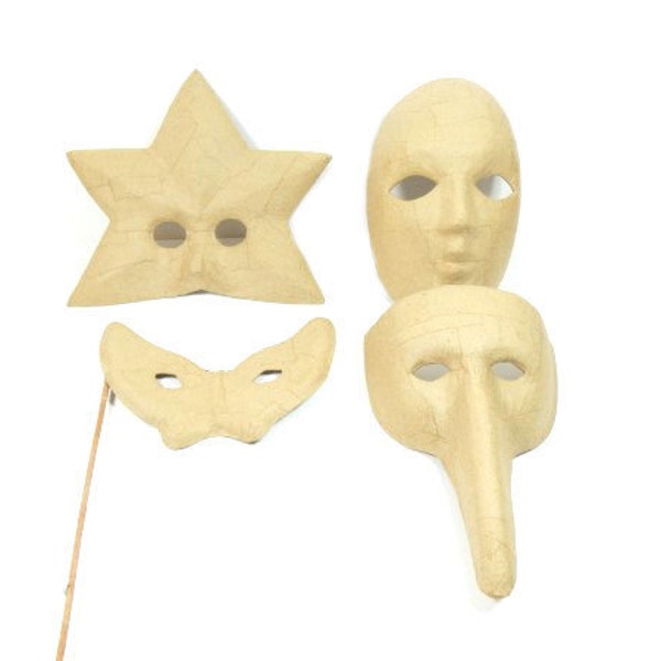 Paper Mache Mask - Etsy