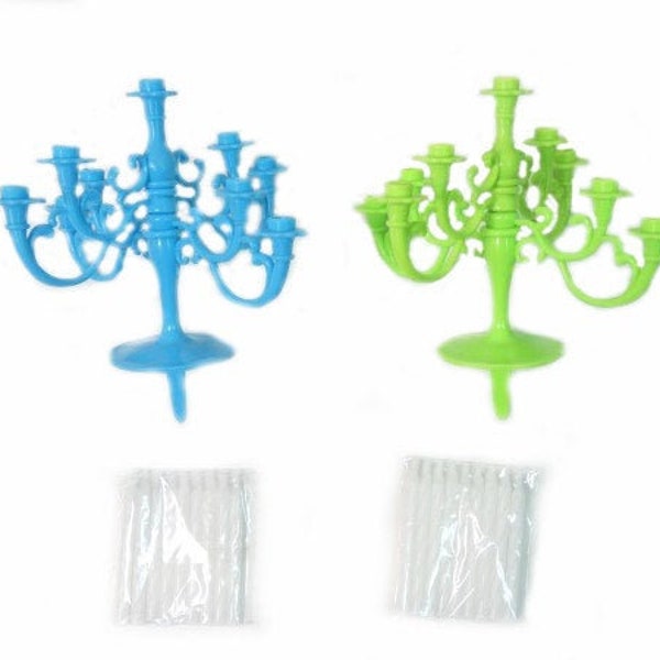 Small Cake Chandelier Blue Or Green Cake Topper Chandelier Ornate Chandelier Fancy Cake Chandelier Fancy Cake Topper