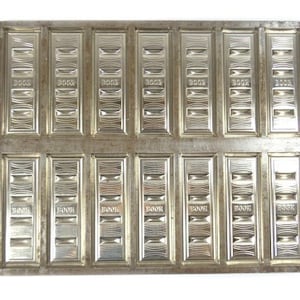 Big Belgian Chocolate Bar Mold - Vintage Chocolate Mold - BOON Belgian Chocolate Bars Mold Metal Mold
