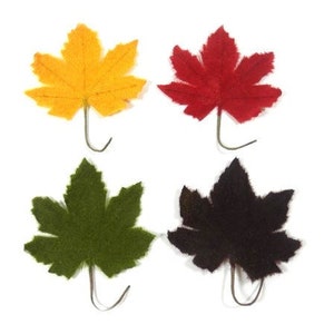 3 Stoff Ahornblätter Künstliche Gefälschte Herbstblätter Herbst Blätter Blätter Künstliche Blätter Bastelbedarf Scrapbooking Blätter Rot Orange