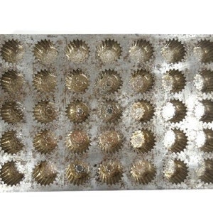 Vintage Chocolate Mold Metal Star Peanut Butter Cup Antique Chocolate Mold Vintage Chocolate Mould Metal Mold For Chocolate