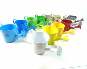 Fake Watering Can Mini Watering Can 6.75 Inches Floral Arranging Watering Cans Craft Supplies Gardening Mini Metal Watering Cans