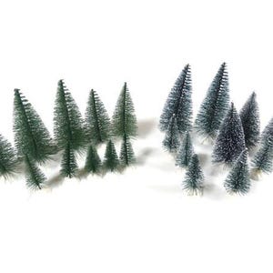 10 piccoli pini verdi o verde scuro giardino delle fate albero di pino artigianato albero di pino mini albero piccolo albero alberi decorativi