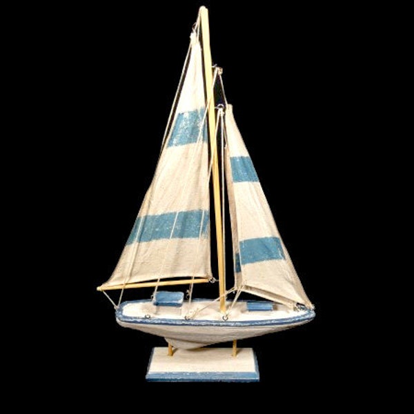 1 Jumbo Blue Beige Ship Big Boat Sail Boat Cake Topper Mermaid Wedding Theme Ocean Party Theme Topper Nautical Cake Toppers Nr 4