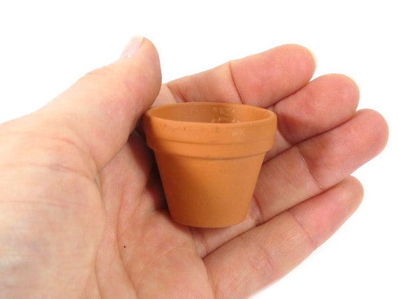 5 Small Terracotta Pots 1.2 or 1.5 or 1.8 Inches Mini Planting Pots Fairy  Garden Pots Terracotta Vases Mini Garden Pots Terrarium Pots Nr 2 - Etsy