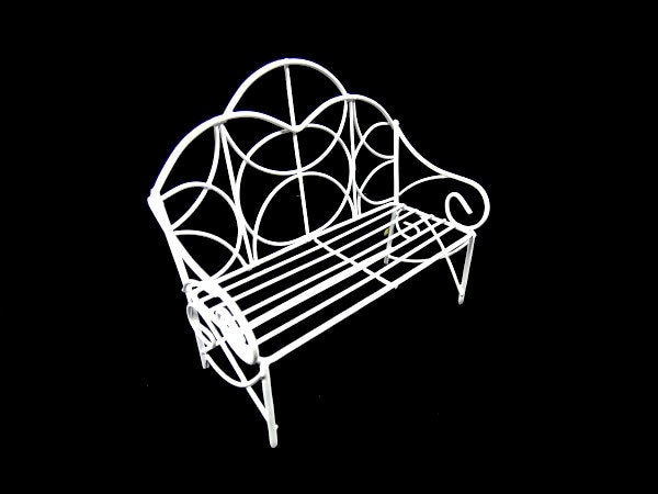 1 Blanc Fée Jardin Banc Fée Jardin Mini Jardin Miniature Jardin Maison de Poupée Fournitures Pédoncule
