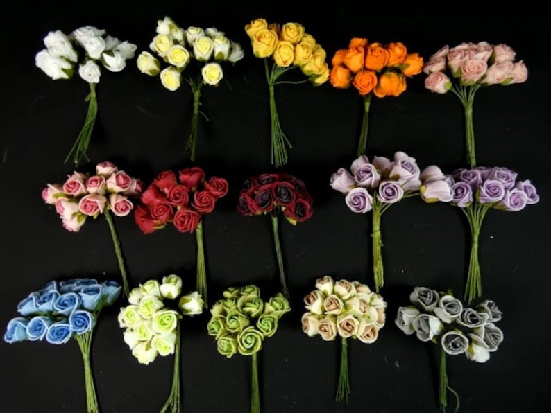 12 Foam Roses White Yellow Orange Pink Red Blue Purple Green Brown Gray Flowers Fake Flowers Foam Flowers Artificial Flowers Craft Flowers Outdoor Gardening Home Living Kromasol Com