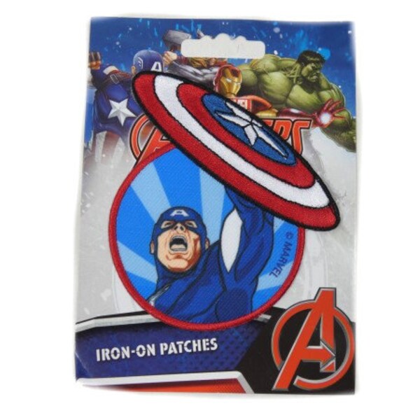 Spilla Captain America Badgepack - Distintivo Retro Marvel 10x12.5cm, Regalo Per Collezionisti E Fan