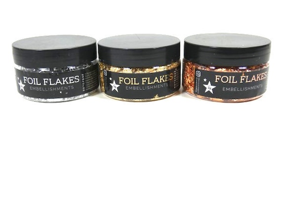 Foil Flakes Gold Foil Flakes Silver Foil Flakes Copper Foil Flakes