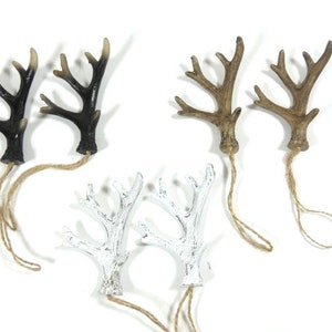 2 Small Antlers White Brown Or Black Antlers Cosplay Antlers Horns Antlers Craft Supplies Embellishments Costume Design Supplies