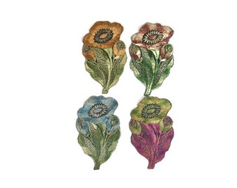 1 Antique Flower Applique Patch Embroidery Applique Patches Antique Flower Patch Flower Applique 1935
