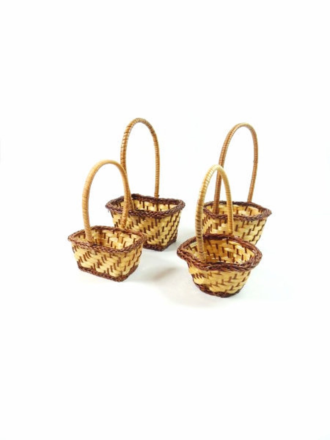 Mini Baskets Rectangular and Hexagon Small Baskets Craft Baskets Fairy