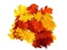 22 Artificial Oak Leaves Autumn Leaves Red Orange Fall Colors Scrapbooking Crafting Embellishments Wreaths 